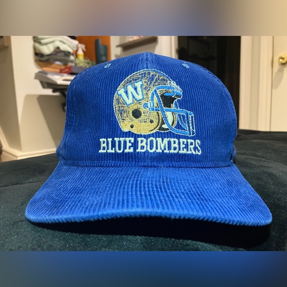 Ted Fletcher Other - Vintage Corduroy Hat — Winnipeg Blue Bombers Cap